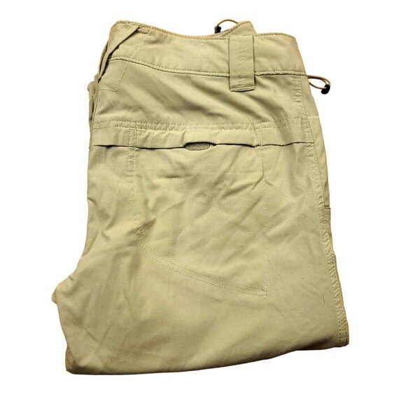 Columbia Womens 10 Silver‎ Ridge Cream Omni-Shade Capri Pants / Long Shorts - Picture 9 of 13